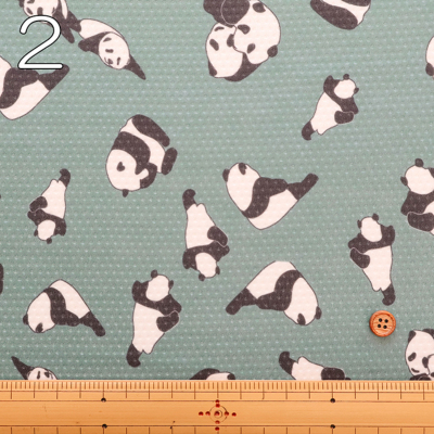 中国製 接触冷感 クールクロスプリント生地 パンダ生地の通販|ノムラ