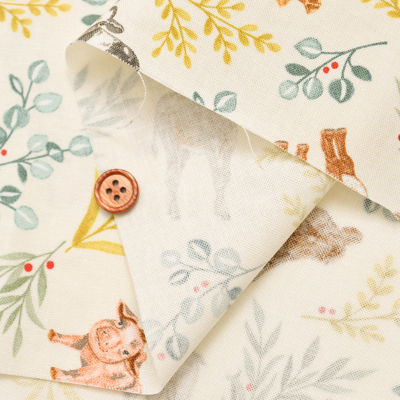 オーダー　牧場柄、ヴィンテージ未使用生地 インコ柄【オーダー生地見本】 和装小物（帯・半襟） ようか