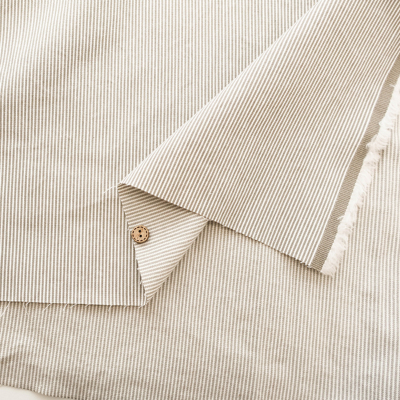 オーガニック糸使用 コットンHICKORY STRIPE生地生地の通販|ノムラ