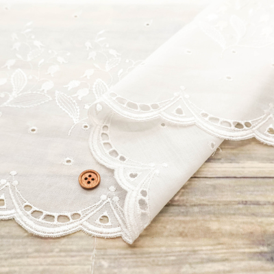 ポリエステルカフェカーテン生地 すずらん 約60cm丈生地の通販