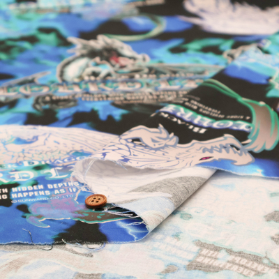 中国製 コットンシーチングインクジェットプリント生地 家庭科の