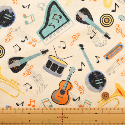 USAコットン WINDHAM FABRICS ミュージック生地の通販|ノムラテーラー