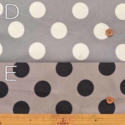 オラフ コットンオックスプリント生地 ラテ水玉生地の通販|ノムラ