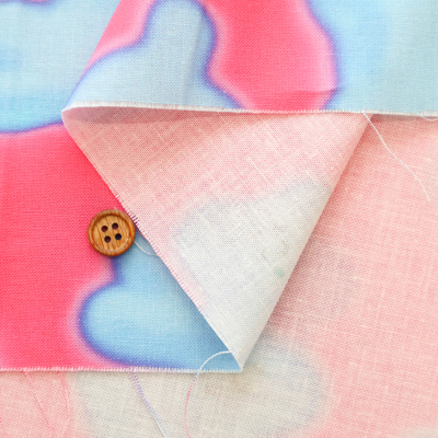 コットンシーチングインクジェットプリント生地 nora. もふもふ生地の