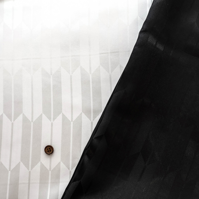 ポリエステルジャガード生地　矢絣