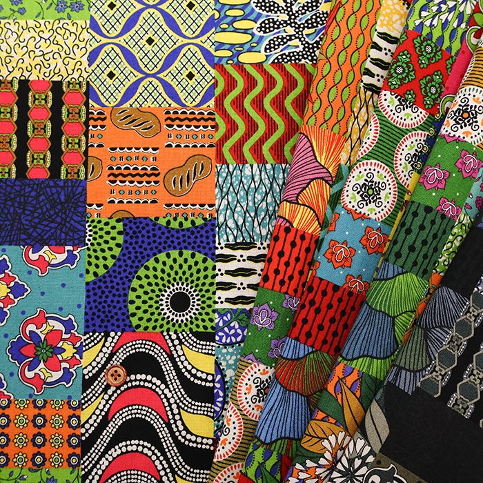 nishichanページ コットンシーチングプリント生地 アフリカンパッチワーク生地の通販