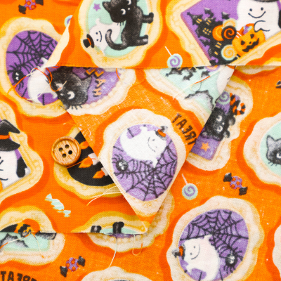 コットンスケアプリント生地 ハロウィン生地の通販|ノムラテーラー