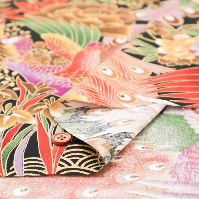 色打掛 ピンク 孔雀模様 光沢のある生地 ピンク系の色打掛コレクション一覧｜色打掛レンタルなら結婚式