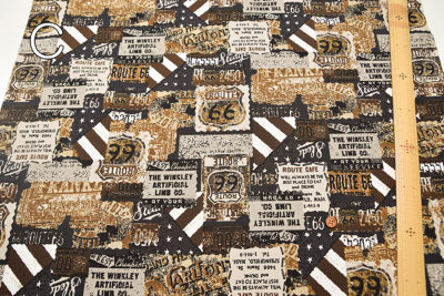 ビンテージ　生地　チリメン　USA