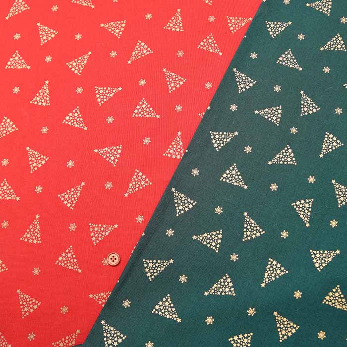 オリジナル本藍染、赤の旗布古布裏地　手縫いクリスマスツリー（お値下げ） オリジナル本藍染、赤の旗布古布裏地 手縫いクリスマスツリー（お