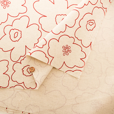 C/Lキャンバスプリント生地 アートフラワー生地の通販|ノムラテーラー