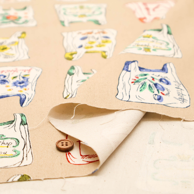 コットンオックスプリント生地 HAPPY BAG生地の通販|ノムラテーラー