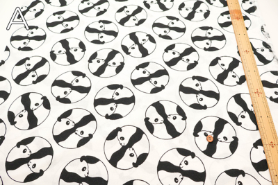 コットンシーチングプリント生地 パンダ生地の通販|ノムラテーラー