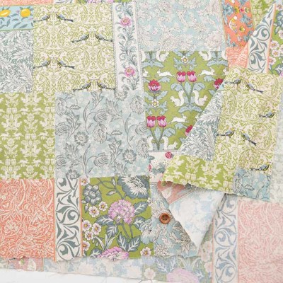 コットンシーチングプリント生地 アールヌーヴォー patch work コットンシーチングプリント生地 アールヌーヴォー patch work