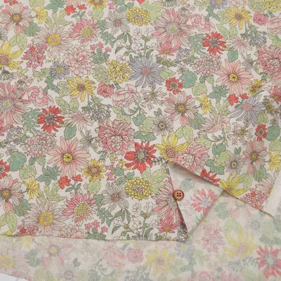 C/Lシーチングプリント生地 ふわとろ加工 花柄生地の通販|ノムラ C/Lシーチングプリント生地 ふわとろ加工 花柄生地の通販|ノムラ
