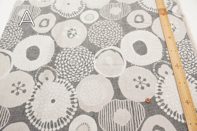 コットンジャガード生地 インクブルーの花生地の通販|ノムラテーラー