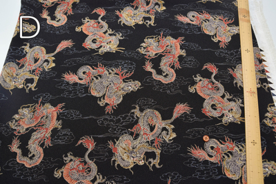 ビンテージ　生地　チリメン　USA