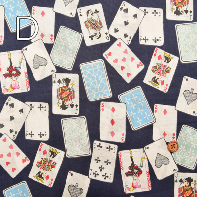 コットン60ローンプリント生地 ミュージシャントランプ生地の通販