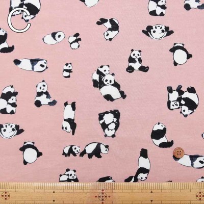 コットン60ローンプリント生地 パンダ生地の通販|ノムラテーラー