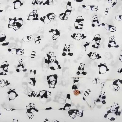 パンダの工房162 コットン60ローンプリント生地 パンダ生地の通販|ノムラテーラー
