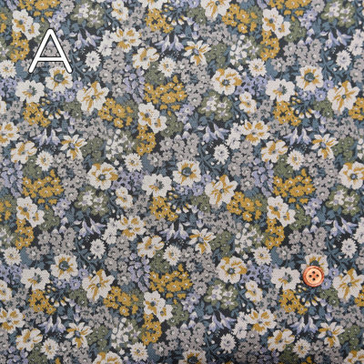 生地　ご予約品 コットン30ビエラプリント生地 シックフラワー生地の通販|ノムラ
