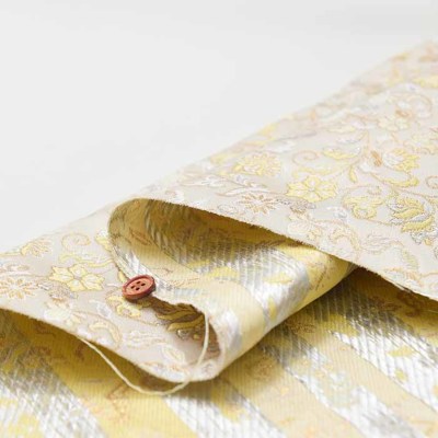 金襴 ロココ調フラワー生地の通販|ノムラテーラーオンラインショップ