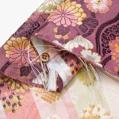 金襴 菊桜鹿の子生地の通販|ノムラテーラーオンラインショップ