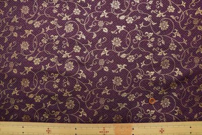 名古屋帯 アンティーク帯 蔦柄 蔦楓 蔦葛 金狛刺繍 NO-427 金襴 蔦生地の通販|ノムラテーラーオンラインショップ
