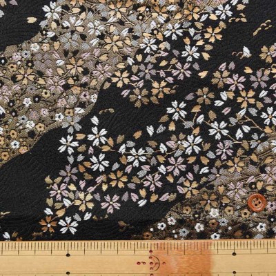 金襴 桜青海波生地の通販|ノムラテーラーオンラインショップ