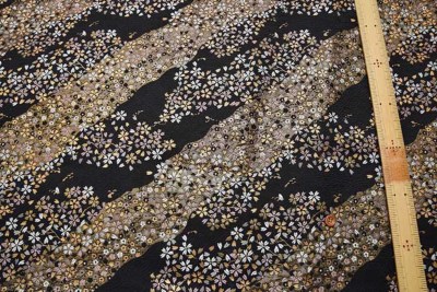 金襴 桜青海波生地の通販|ノムラテーラーオンラインショップ