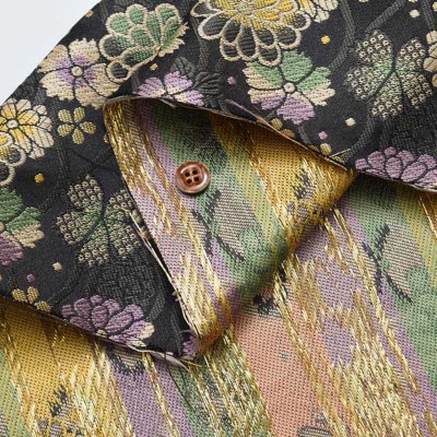 金襴 菊文様生地の通販|ノムラテーラーオンラインショップ 金襴 菊文様生地の通販|ノムラテーラーオンラインショップ