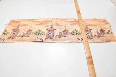 ZY-587 袋帯 祇園祭 鉾 人物文 金糸 六通 正絹 高級 逸品