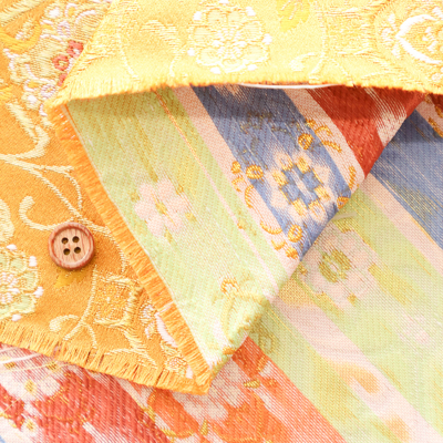 振袖 豪華 銀通し 刺繍 金彩 個性的 大輪 胡蝶蘭 身丈173cm 撥水加工済 振袖 豪華 銀通し 刺繍 金彩 個性的 大輪 胡蝶蘭 身丈173cm 撥水
