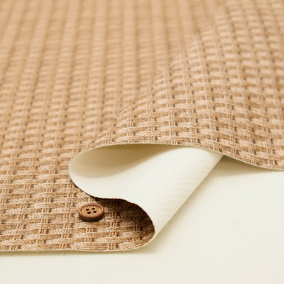 中生地 中国製 合皮 チェックプリント生地生地の通販|ノムラテーラー