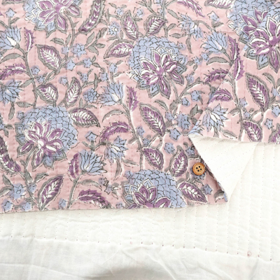 インド製 コットンブロックプリントキルト生地生地の通販|ノムラ