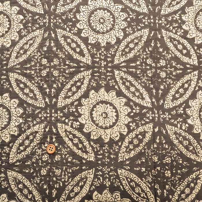 ブロックキルト ブロックプリントふかふかキルト | Ethnic Life mui