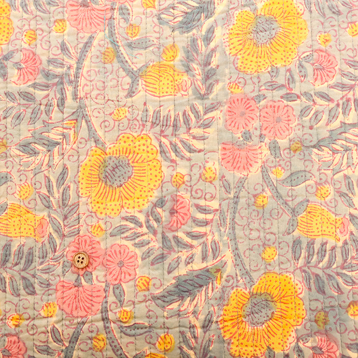 インド製 コットンブロックプリントキルト生地生地の通販|ノムラ