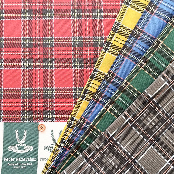 【未使用品】掛け布団カバー 冬 タータンチェック Peter MacArthur 楽天市場】Peter MacArthur Weaving check ツイル 50cm単位 | 切