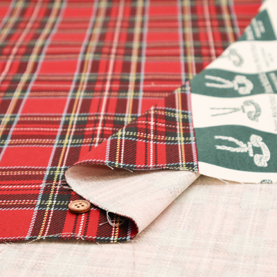 コットンツイルプリント生地 Peter MacArthur Tartan Check生地