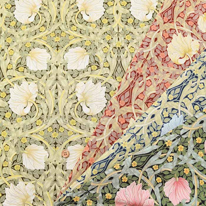 コットンプリント生地 V&A William Morris Pimpernel生地の通販