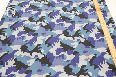 撥水加工 ナイロンオックスプリント生地 カモフラ(2-065-sg-170)生地の