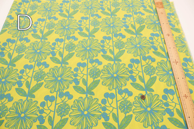 撥水加工 ナイロンタスランプリント生地 フラワー(2-065-sg4002)生地の