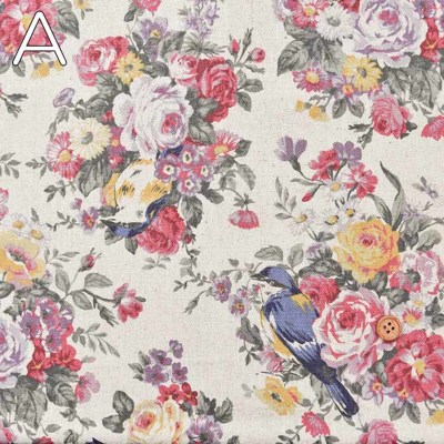 C/Lキャンバス プリント生地 ALTO ALBERO COLLECTION バード