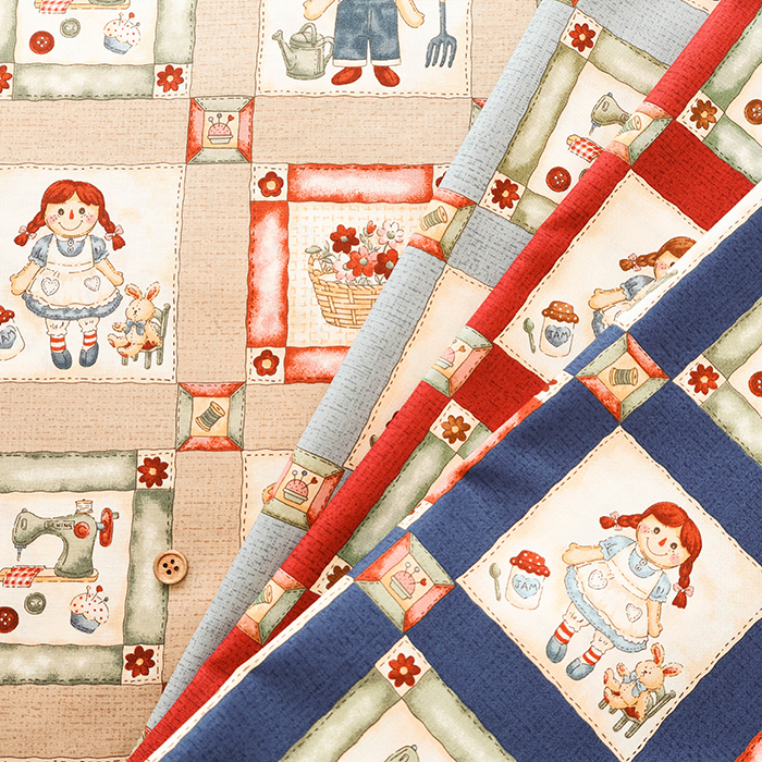 コットンスケアプリント生地 John&Emily GRACE生地の通販|ノムラ