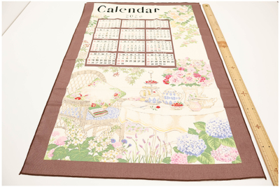 ≪柄売り≫2026年カレンダー ガーデン 【1柄：約70cm×40cm】生地の通販