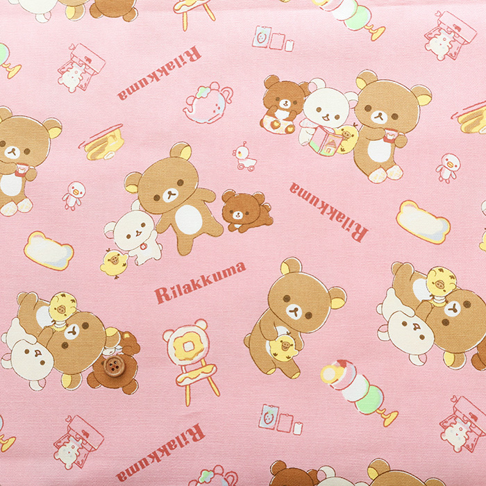 コットンオックスプリント生地 リラックマ生地の通販|ノムラ