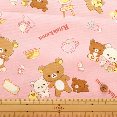 コットンオックスプリント生地 リラックマ生地の通販|ノムラ