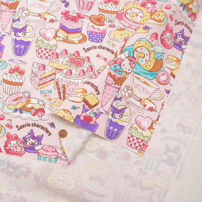 コットンオックスプリント生地 サンリオキャラクターズ生地の通販