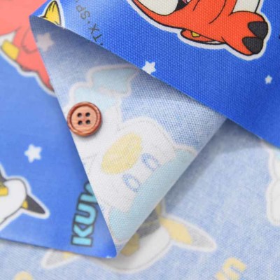 0.5mラミネートカットクロス】コットンオックスプリントラミネート生地