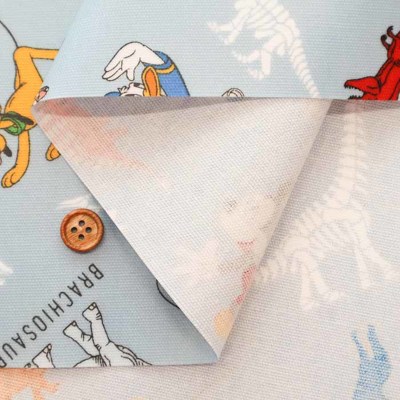 0.5mラミネートカットクロス】コットンオックスプリントラミネート生地